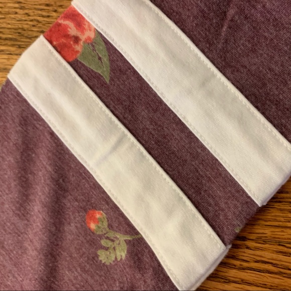 Arizona Jean Co floral shirt with 3/4 sleeve - Picture 2 of 4